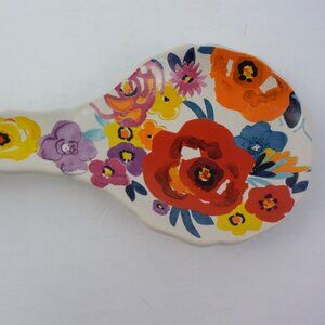Pioneer Woman Flea Market Floral Ceramic Spoon Rest